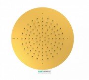 Верхний душ Tres Inox Ø 380 мм 1 тип струи золото 134940OR