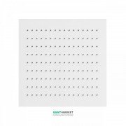 Верхний душ Tres Inox 380х380 мм 1 тип струи белый матовый 134944BM