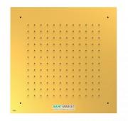 Верхній душ Tres Inox 380х380 мм 1 тип струменя золото 134944OR