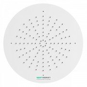 Верхній душ Tres Inox Ø 500 мм 1 тип струменя білий матовий 134950BM