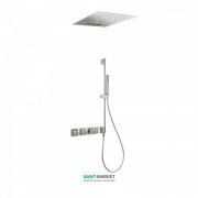 Душевая система Tres Block System colors термостатическая сталь 20725311AC