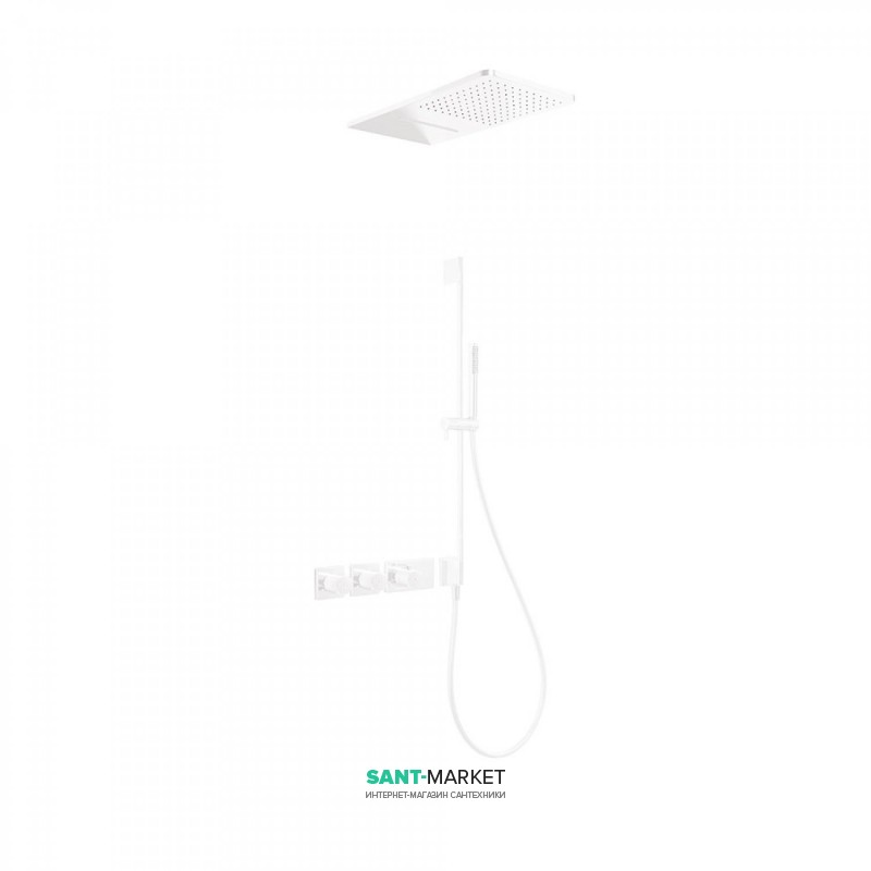 Душова система Tres Block System colors термостатична білий матовий 20735309BM