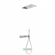 Душова система Tres Block System термостатична з верхнім і ручним душем хром 20725302