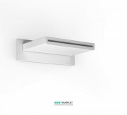 Верхний душ со стены Tres Inox 152х236 мм водопад белый матовый 29990304BM