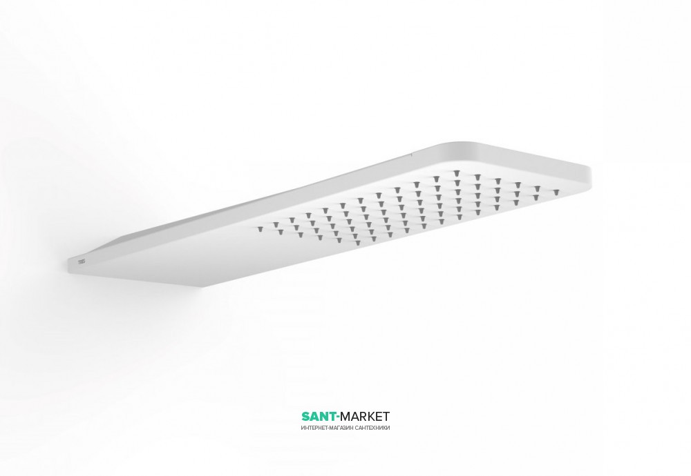 Верхний душ со стены Tres Inox 160х550 мм 1 тип струи белый матовый 29990306BM