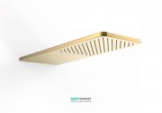 Верхний душ со стены Tres Inox 210х550 мм 1 тип струи золото 29990307OR
