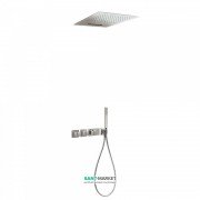 Душевая система Tres Block System colors термостатическая сталь 20725303AC