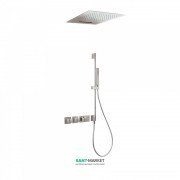 Душевая система Tres Block System colors термостатическая сталь 20725311AC