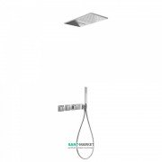 Душова система Tres Block System термостатична з верхнім і ручним душем хром 20725302