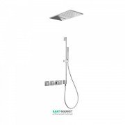 Душова система Tres Block System термостатична з верхнім і ручним душем хром 20725309