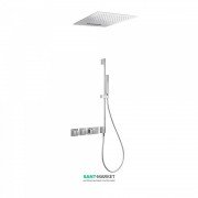 Душова система Tres Block System термостатичні з верхнім і ручним душем хром 20725311