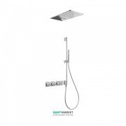 Душова система Tres Block System термостатична з верхнім і ручним душем хром 20735309