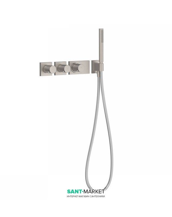 Термостат для душу Tres Block System colors 3 споживача сталь 20735391AC