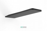Верхний душ со стены Tres Inox 160х550 мм 1 тип струи черный матовый 29990306NM