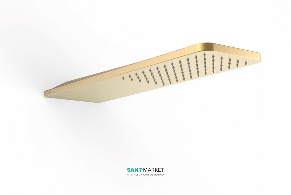 Верхній душ зі стіни Tres Inox 160х550 мм 1 тип струменя золото матовий 29990306OM