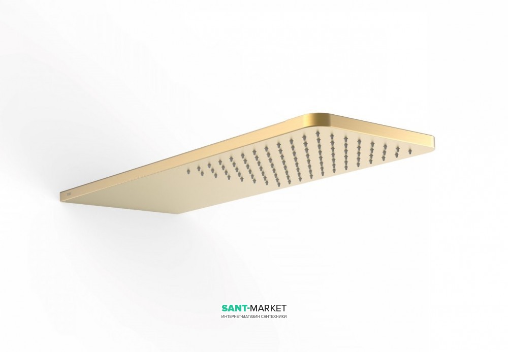 Верхній душ зі стіни Tres Inox 210х550 мм 1 тип струменя золото матовий 29990307OM