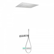 Душевая система Tres Block System термостатическая с верхним и ручным душем хром 20725403