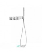 Термостат для душа Tres Block System colors 4 потребителя белый матовый 20725491BM