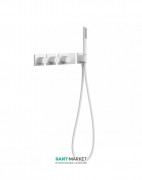 Термостат для душа Tres Block System colors 4 потребителя белый матовый 20735491BM