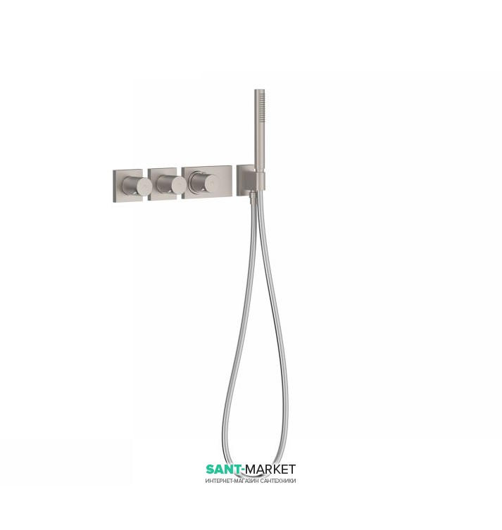 Термостат для душа Tres Block System colors 4 потребителя сталь 20735491AC