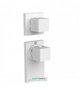 Термостат для душу Tres Block System colors 1 споживач білий матовий 20625199BM