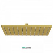 Верхній душ Tres 300х300 мм з шарніром золото матовий 13413830OM