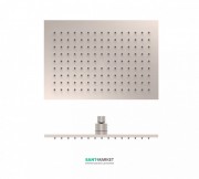 Верхний душ Tres 320х220 мм с шарниром сталь 29963202AC