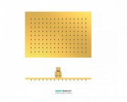 Верхний душ Tres 320х220 мм с шарниром золото 29963202OR