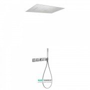 Душова система Tres Block System термостатична з верхнім і ручним душем хром 20725403