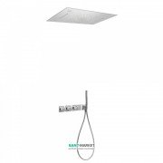 Душова система Tres Block System термостатичні з верхнім і ручним душем хромотерапія 20735404