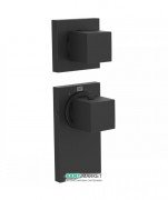 Термостат для душу Tres Block System colors 2 споживача чорний матовий 20625299NM