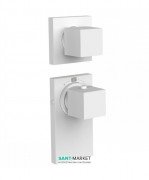 Термостат для душа Tres Block System colors 2 потребителя белый матовый 20625299BM