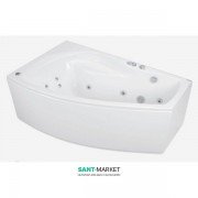 Ванна гидромассажная акриловая PoolSpa Nicole 150х90 L левая система Economy 1 белый PHANM10SO1C0000