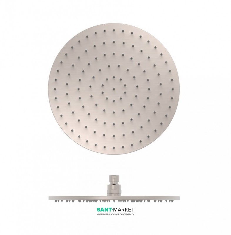 Верхний душ Tres Ø 300 мм с шарниром сталь 13413730AC