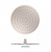 Верхній душ Tres Ø 300 мм з шарніром сталь 13413730AC