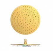 Верхний душ Tres Ø 300 мм с шарниром золото матовый 13413730OM