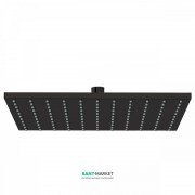 Верхній душ Tres 300х300 мм з шарніром чорний матовий 13413830NM