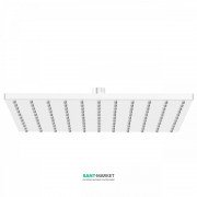 Верхний душ Tres 300х300 мм с шарниром белый матовый 13413830BM