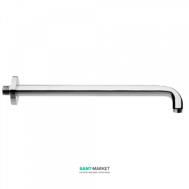 Настенный душевой кронштейн Tres 400 мм хром 13462104
