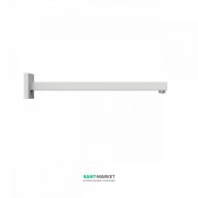 Настенный душевой кронштейн Tres CUADRO 400 мм белый матовый 13413940BM