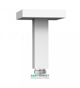 Стельовий душовий кронштейн Tres 110 мм білий матовий 13452202BM