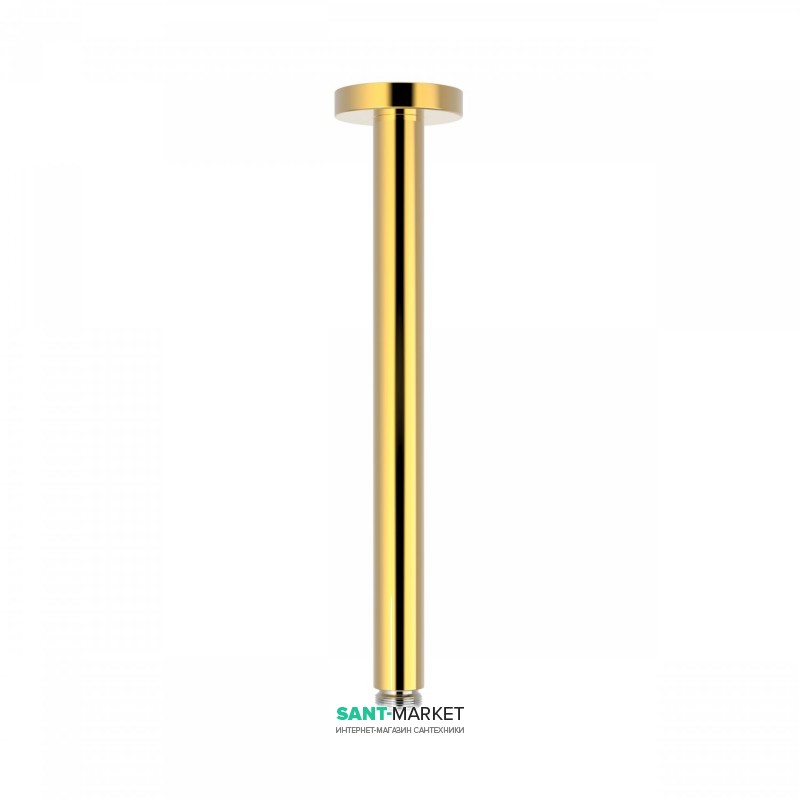 Стельовий душовий кронштейн Tres 280 мм золото 13462102OR