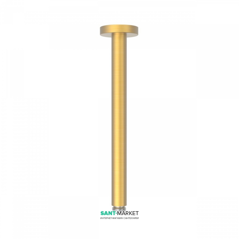 Стельовий душовий кронштейн Tres 280 мм золото матовий 13462102OM