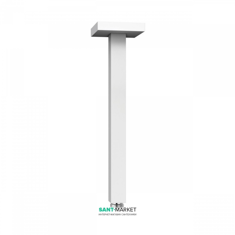 Стельовий душовий кронштейн Tres 290 мм білий матовий 13462202BM
