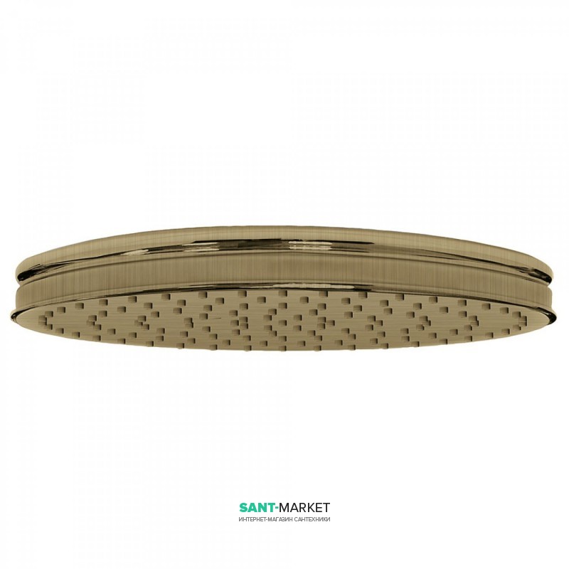 Верхній душ Tres Ø 310 мм з шарніром зістарена латунь 29933703LV