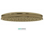 Верхний душ Tres Ø 310 мм с шарниром состаренная латунь матовый 29933703LM