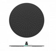 Верхний душ Tres Ø 450 мм с шарниром черный матовый 29963204NM