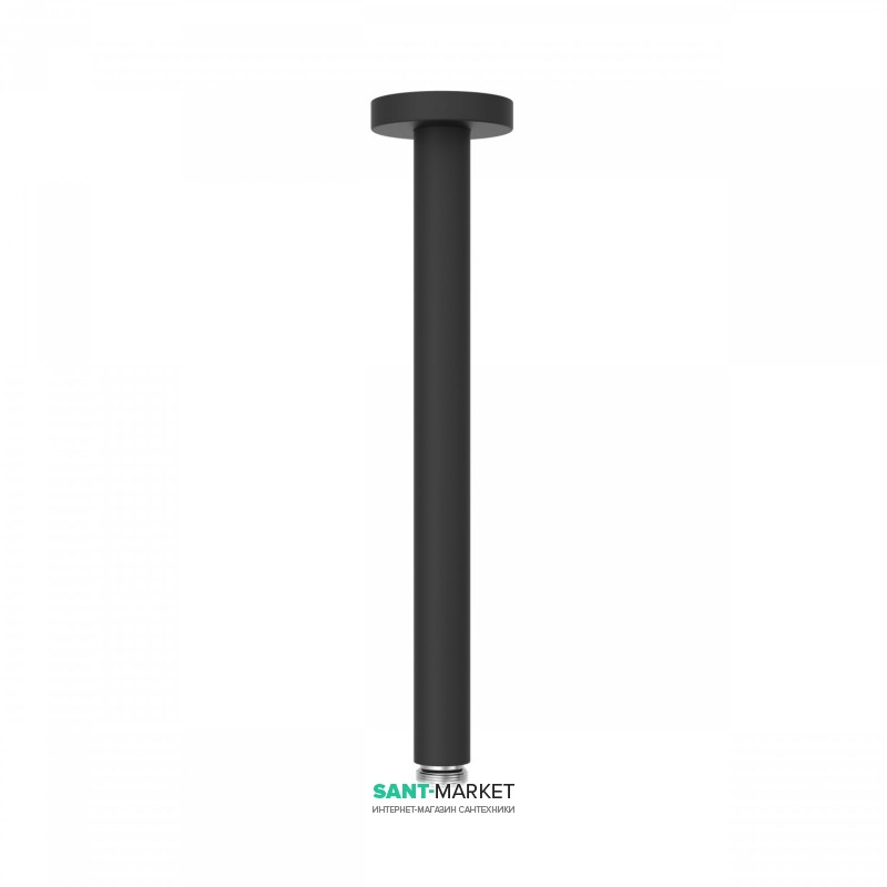 Потолочный душевой кронштейн Tres 280 мм черный матовый 13462102NM