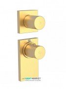 Термостат для душа Tres Block System colors 1 потребитель матовое золото 20635199OM