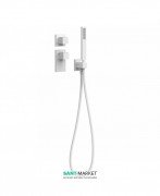 Термостат для душа Tres Block System colors 1 потребитель белый матовый 20625191BM